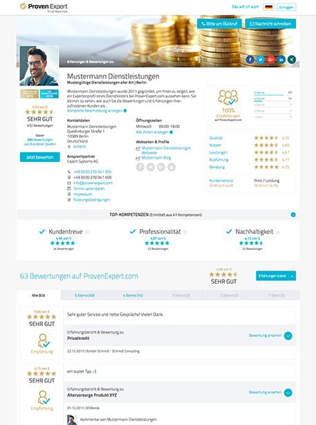 ProvenExpert Profil
