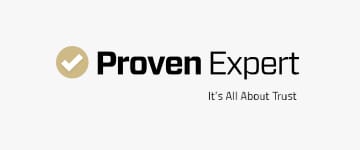 Logo ProvenExpert con claim - carattere nero